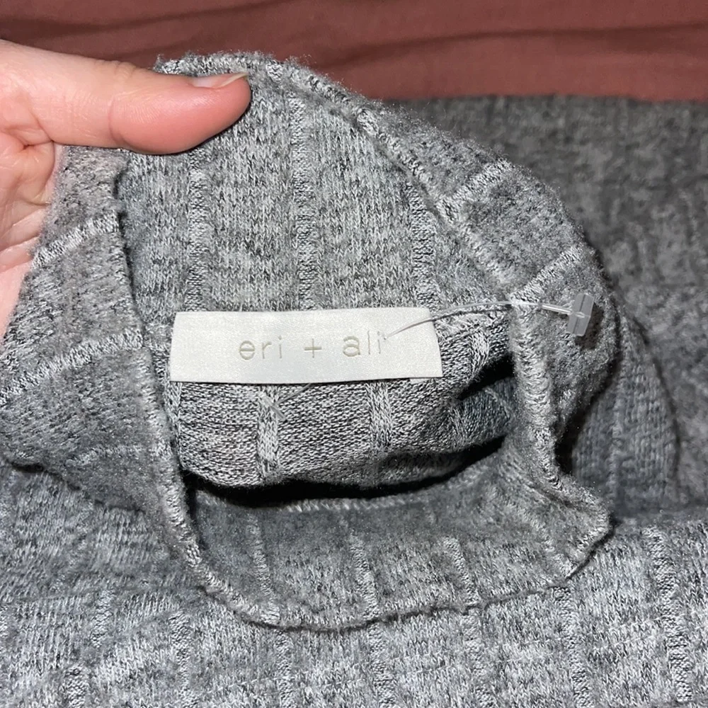 anthropologie // eri + ali fiona hacci grey tunic nwot - Picture 9 of 11